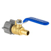 Pex-B Crimp 1/2" X 1/2" Female NPT Swivel Ball Valve
