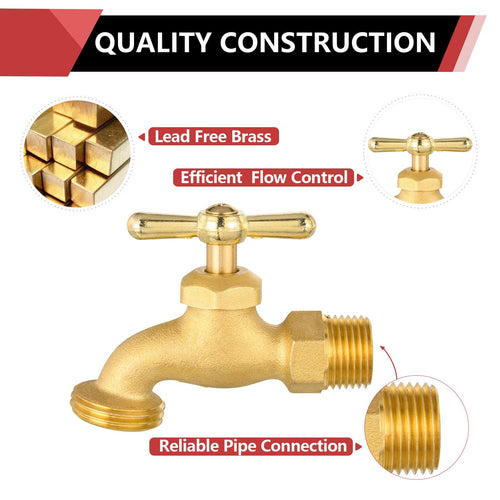 3/4" MIP x 3/4" NH Hose Bibb ( Lead Free)