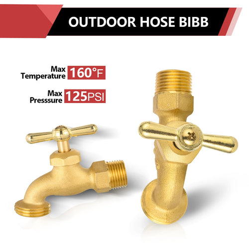 10 Pcs 3/4" MIP x 3/4" NH Hose Bibb ( Lead Free) Plumbingsell