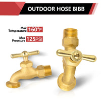 3/4" MIP x 3/4" NH Hose Bibb ( Lead Free)