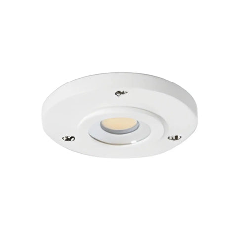 1 Light - 12V LED Puck Light – 3.3W, 3000K, Plug-In with Aluminum Housing