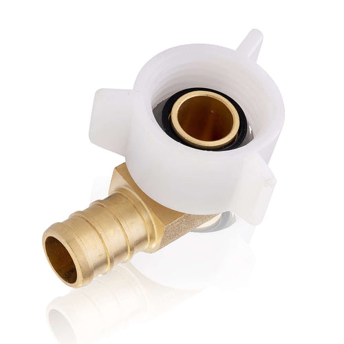 30 Pcs PEX-B Crimp 3/4" PEX X 3/4" Female NPT Swivel Elbow (Lead Free)