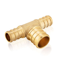 30 Pcs PEX-B Crimp 1/2" PEX x 1/2" PEX x 3/4" PEX Reducing Tee (Lead Free)