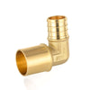 30 Pcs PEX-B Crimp 1/2" PEX x 3/4" Male Copper Sweat Elbow (Lead Free)