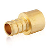 PEX-B Crimp 1" PEX x 1" Female Copper Sweat Adapter (Lead Free)