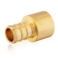 PEX-B Crimp 1" PEX x 1" Female Copper Sweat Adapter (Lead Free)