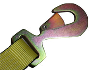 2" x 8 Ft Axle Wrap Auto Tie Down Ratchet Straps w/ Snap Hooks YELLOW | 4 PACK RatchetStrap.Com