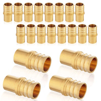 30 Pcs PEX-B Crimp 3/4" PEX x 1" Male Copper Sweat Adapter (Lead Free)