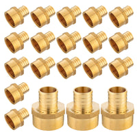 30 Pcs PEX-B Crimp 3/4" PEX x 1" Female Threaded Adapter (Lead Free)