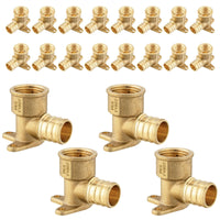 30 Pcs PEX-B Crimp 3/4" PEX x 3/4" Drop Ear Elbow (Lead Free)