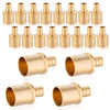 30 Pcs PEX-B Crimp 1/2" PEX x 1/2" Male Copper Sweat Adapter (Lead Free)