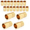 30 Pcs PEX-B Crimp 3/4" PEX x 1/2" Female Copper Sweat Sweat Coupling (Lead Free)