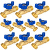10 Pcs 3/4" MNPT X 3/4" GHT Spigot, Hose Bibb Valve