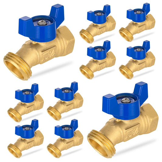 10 Pcs 1/2" FNPT X 3/4" GHT Spigot, Hose Bibb Valve Plumbingsell