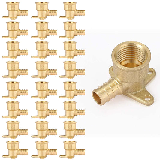 30 Pcs PEX-B Crimp 1/2" PEX x 1/2" Drop Ear Elbow (Lead Free)