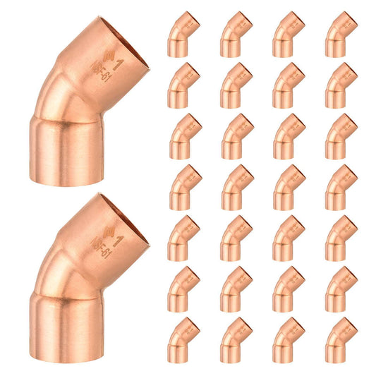 10 Pcs 2" 45º Copper Elbow at Wholesale Price