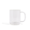 Cove 12oz Glass Mug - Set of 2 - Clear
