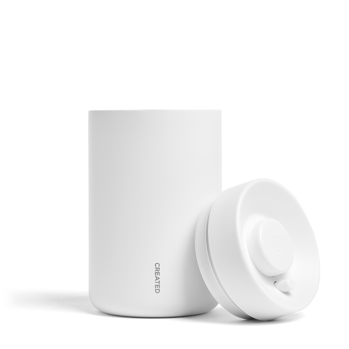 Reserve Coffee Canister - White Created Co.