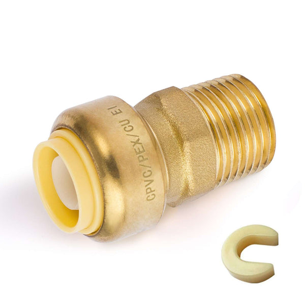 3/4" x 3/4" M Push Fit Male Adapter