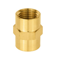1/4" Female NPT Brass Hex Connector