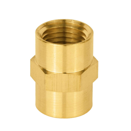 30 Pcs 1/4" Female NPT Brass Hex Connector