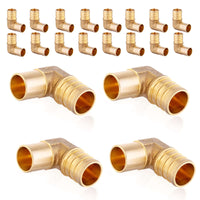 30 Pcs PEX-B Crimp 3/4" PEX x 3/4" Male Copper Sweat Elbow (Lead Free)