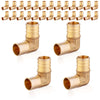 30 Pcs PEX-B Crimp 1/2" PEX x 1/2" Male Copper Sweat Elbow (Lead Free)