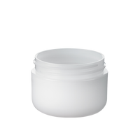 1 oz White Double Wall Jar with Lid 53-400 12 Pack