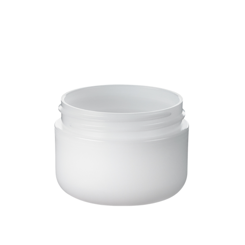1 oz White Double Wall Jar with Lid 53-400 12 Pack