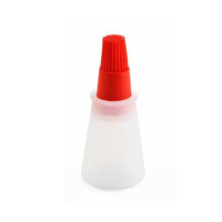 1 Pcs Portable Silicone Oil Bottle with Brush Grill Oil Brushes Liquid Oil Pastry Kitchen Baking BBQ Tool Kitchen Tools for BBQ Silicone Oil Container with Brush Spray Bottle Oil Dispenser for Kitchen Cooking BBQ