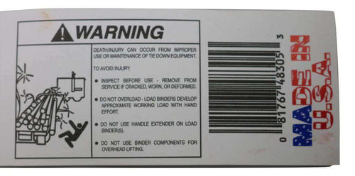 1" x 20 ft. Ratchet Strap with Wire Hooks & D-Rings | 4 PACK