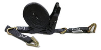 1" x 20 ft. Ratchet Strap with Wire Hooks & D-Rings | 4 PACK