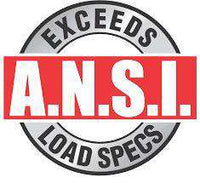 1" x 6 Ft Shock-Absorbing Nylon Web Lanyard w/ Double-Locking Snap Hooks | 96516