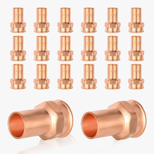 30 Pcs 1" FTG Press x 1" Female Threaded Copper Street Adapter (Lead Free)