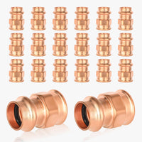 30 Pcs 1" Press Copper x 1" Female Threaded Adapter (Lead Free)