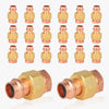 30 Pcs 3/4" Press Copper Union x FPT (Female NPT Threaded) (Lead Free)
