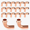 30 Pcs 1/2" Press Copper Street Elbow (Lead Free)