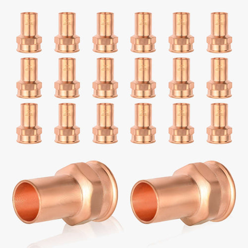 30 Pcs 1/2" FTG Press x 1/2" Female Threaded Copper Street Adapter (Lead Free)