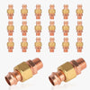 30 Pcs 3/4" Press Copper Union x Male (Lead Free)