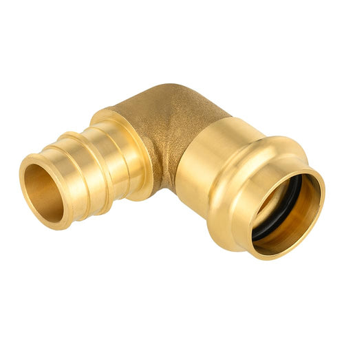 3/4" Press x 3/4" PEX Expansion Brass Elbow (Lead Free) Plumbingsell