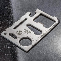 10-Pack: 11-in-1 Stainless Steel Survival Pocket Tool