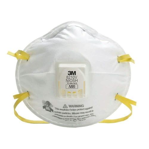 10-Pack: 3M N95 Particulate Respirator Mask with Cool Flow Valve 8210V