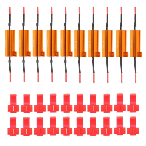 10-Piece: 50W 6Ohm Load Resistor