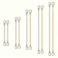 10-Pieces: Stainless Steel Chain Extender