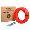 1/2" PEX-B Pipe 1000ft Length Roll, Red Color with Oxygen Barrier (EVOH), NSF Certified for Potable Water and Radiant Heating Applications Plumbingsell