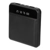 10000 mAh Portable Powerbank Mini with Dual USB Ports LCD Display