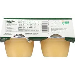 Lucky Leaf Unsweetened Applesauce Cups – 4 Pack