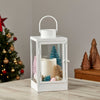 Holiday Time 10 Inch Pop of Color White Metal Decorative Lantern with LED Candle EasyOptionXY LLC