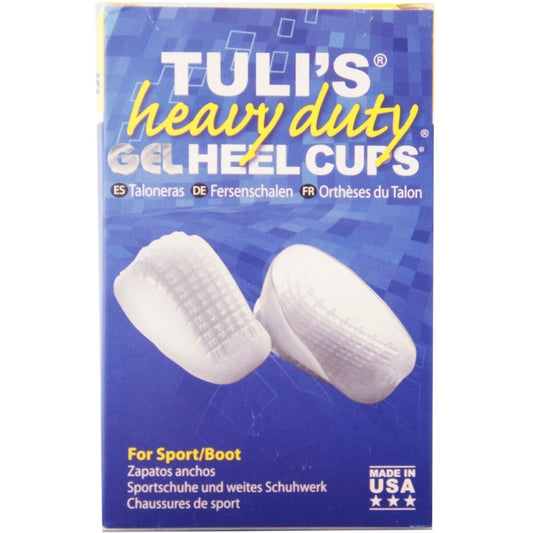 Tuli's Heavy Duty Gel Heel Cups, 1 Pair, Large