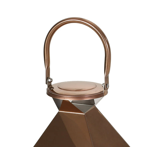 Kestrel Outdoor Stainless Steel Lantern Set, Rose Gold EasyOptionXY LLC